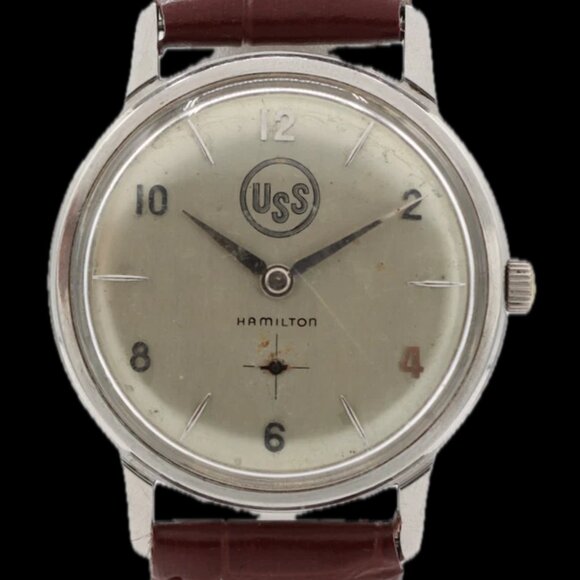 Hamilton Other - Vintage 1962 Hamilton U.S. Steel Men's Mechanical Wristwatch 730 USA Steel